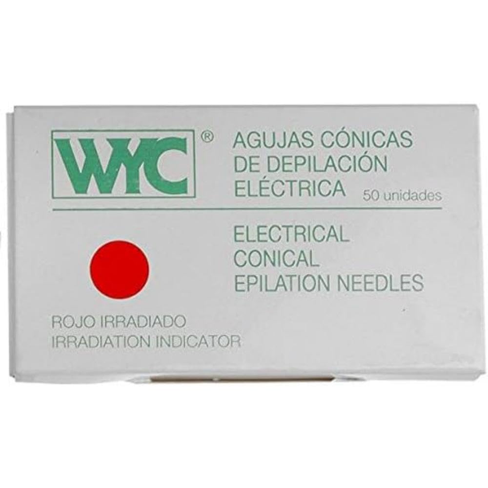 WYC Aguja Depilación Cónica, n. 1-50 unidades