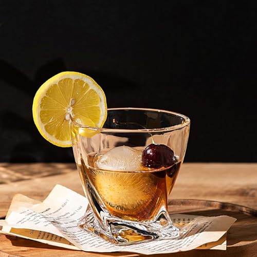 Image of Premium 350 ML Water & Juice Drinking Glasses Set of 6 Vintage Glassware Set for Juice, Cocktail, Mocktail,Whisky All Beverages Everyday Uses for Gift (6, MT-08)