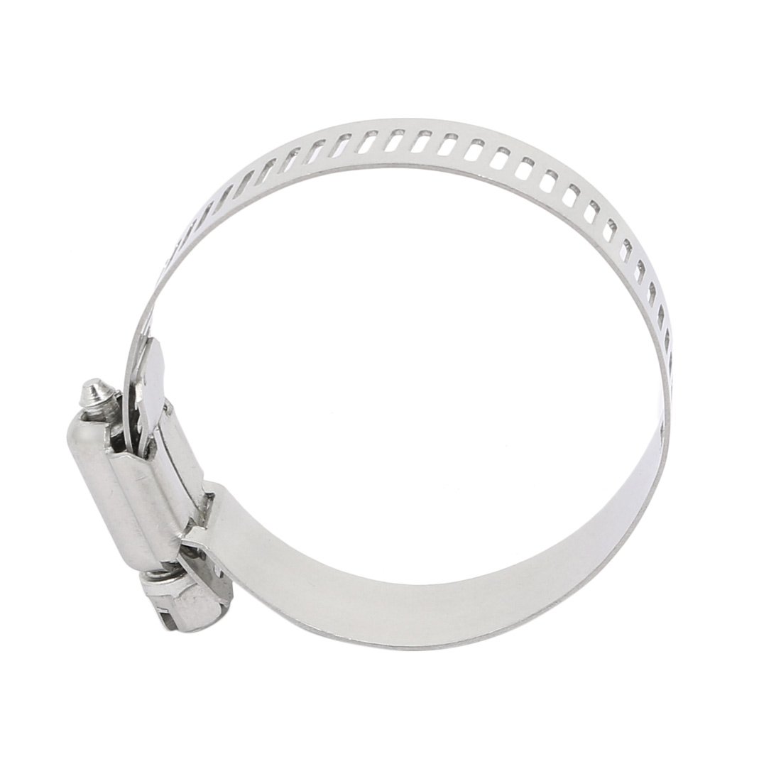 Aexit 5 Pcs fastener 33mm to 57mm Clamping Range 12mm Width Metal Adjustable Hose Clamp Hoop Model:16as333qo659