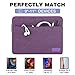 MoKo 9-11 Zoll Tablet Tasche Hülle Tragetasche für New 11" iPad Air M3, iPad A16 2025, iPad Pro 11 M4/Air M2, iPad Air 5/4/3th, iPad 10/9/8/7th,Violett
