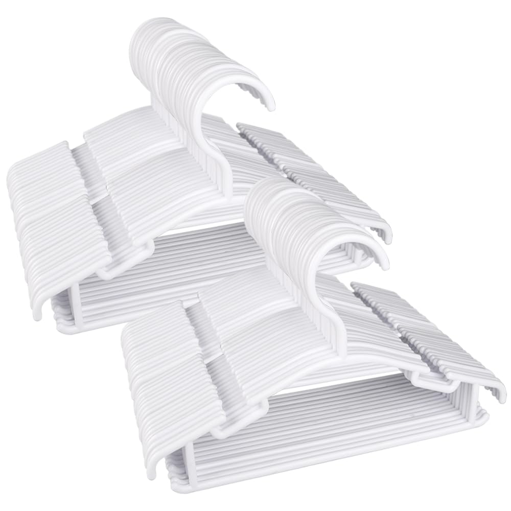 Northern Brothers Baby Hangers Non-Slip White