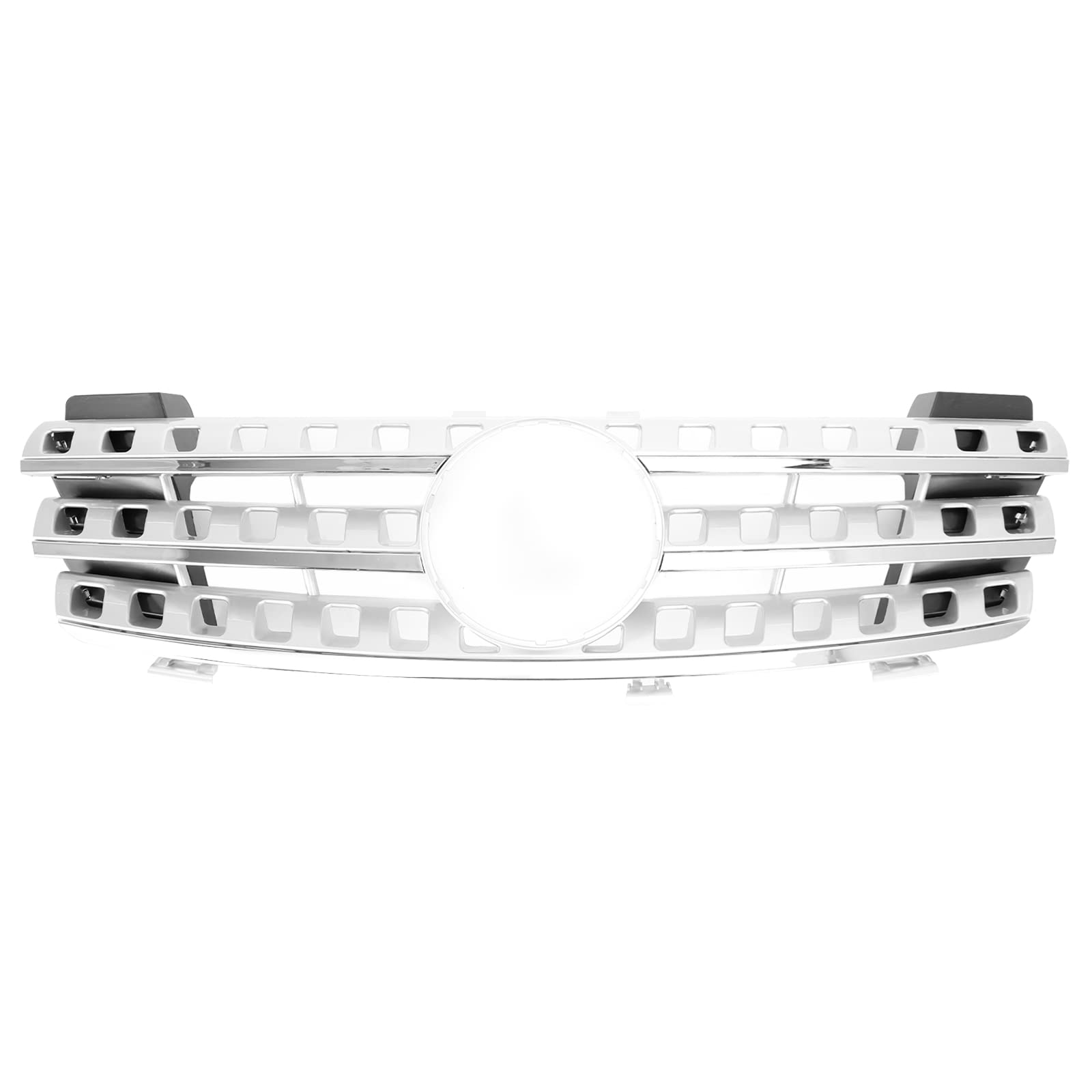 Calandre Avant Chromée Compatible avec Mercedes ML-Class W164 2005-2008 (No Logo)