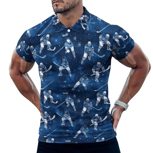 Polo de golf homme anti-transpiration coupe sèche manches courtes