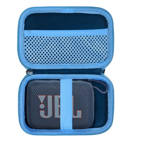 Image of Case for JBL GO 5 4 GO4 Portable Bluetooth Speaker, Waterproof and Dustproof Feature, Blue- Case Only