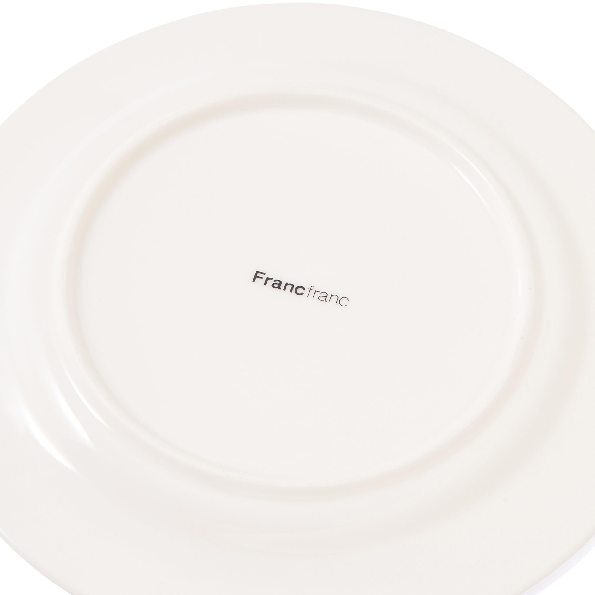Amazon.co.jp: Francfranc フランフラン リボン プレート S ブルー 皿