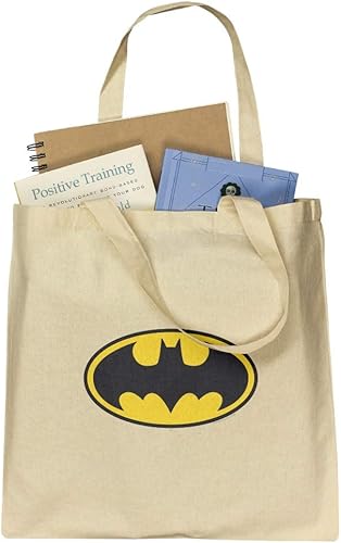Miniatura 5 de Batman Classic Bat Shield Logo Grocery Travel Bolsa de mano reutilizable