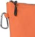 TEJAL Utility Canvas Zipper Tool Bag - Heavy Duty Tools Pouch with Carabiner, Multi-Purpose Storage Organizer Clip on Tote Bags in Orange, Yellow, Gray, Blue & Brown – 16 Oz, 5 Pack