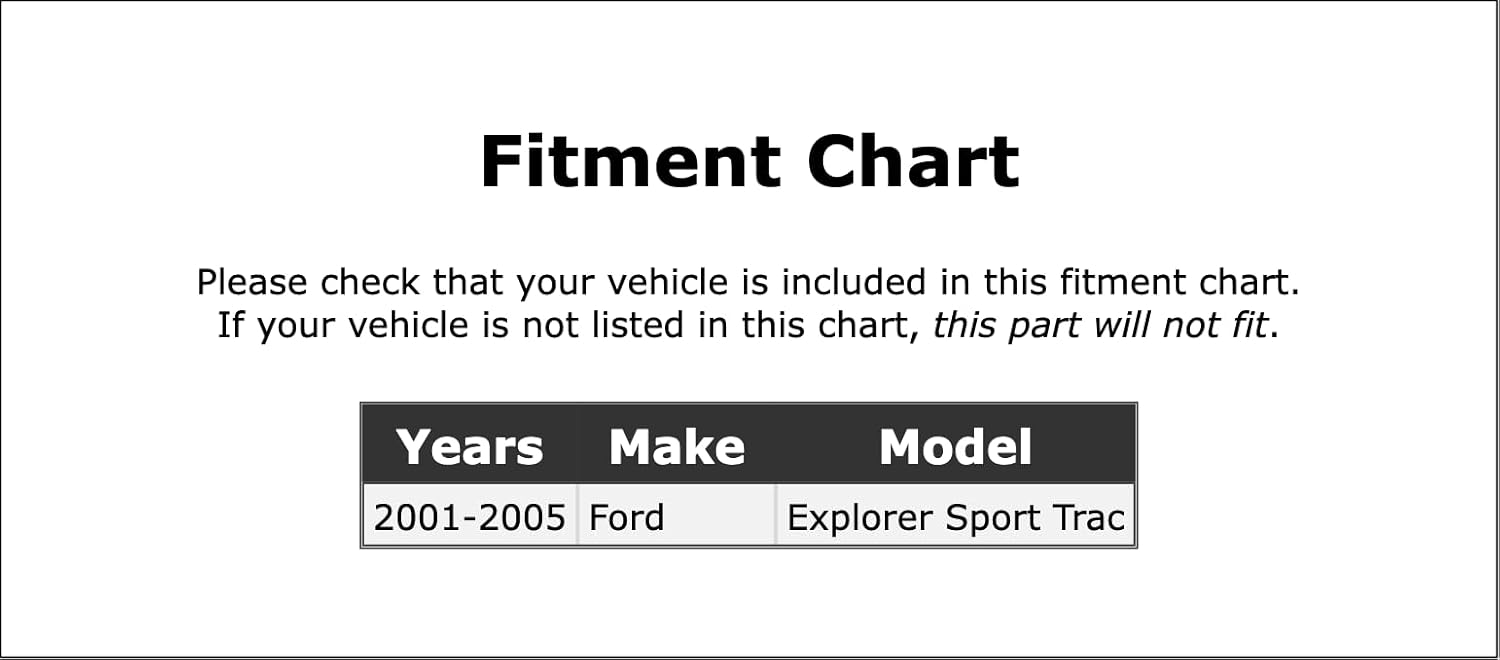 Ambient Air Temperature Sensor Compatible With Ford Explorer Sport Trac 2005 2004 2003 2002 2001 P-2957560