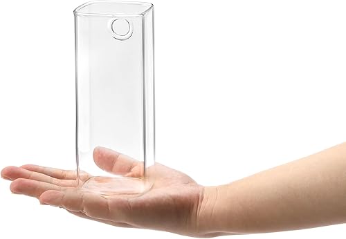 Miniatura 4 de Fasmov Paquete de 4 macetas de cristal colgantes en la pared, terrario para plantas, plantas de aire, suculentas, flores, florero, contenedores de