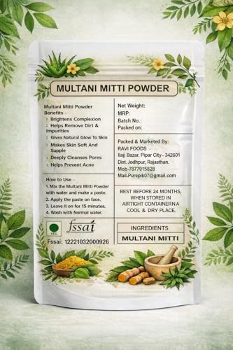 Image of Organic Multani Mitti Powder For Face 400g