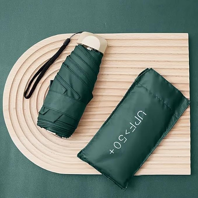 Image of ๐ช๐ข๐ข๐ ๐ญ๐ฌ UV Travel ๐ ๐ถ๐ป๐ถ ๐๐ผ๐น๐ฑ๐ถ๐ป๐ด Ultra Compact pastel ๐จ๐บ๐ฏ๐ฟ๐ฒ๐น๐น๐ฎ with Case, Manual Open ๐ฒ ๐ฅ๐ถ๐ฏ๐ Lightweight ๐ฃ๐ผ๐ฟ๐๐ฎ๐ฏ๐น๐ฒ, Small Sun & Rain ๐ฃ๐ผ๐ฐ๐ธ๐ฒ๐ ๐จ๐บ๐ฏ๐ฟ๐ฒ๐น๐น๐ฎ for Men and Women- Use in ๐ฅ๐ฎ๐ถ๐ป & ๐ฆ๐๐บ๐บ๐ฒ๐ฟ