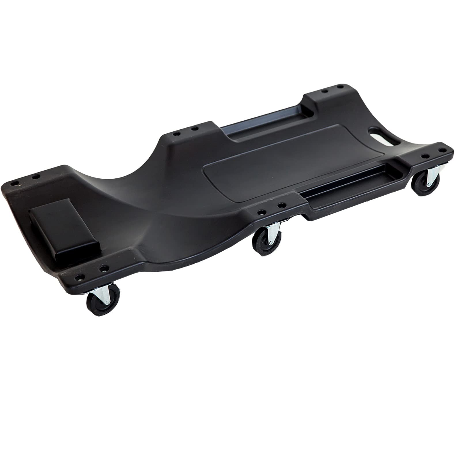 ARCH Camilla De Plástico Mecánico De 36 Pulgadas, Cuerpo De HDPE Ergonómico con Reposacabezas Acolchado, Almohada De Esponja Y Ranura De Herramientas, Camilla Mecanico - 300 Lbs De Capacidad
