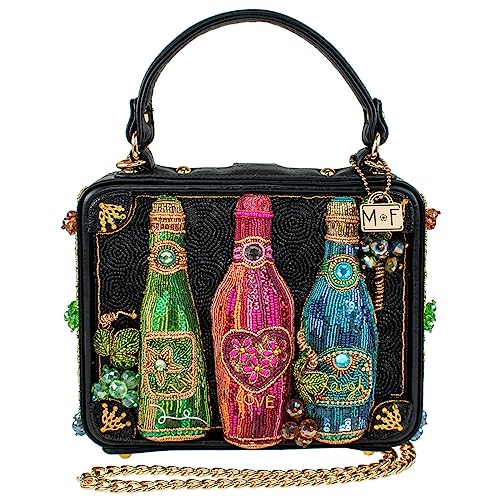 Mary Frances In the Spirit Beaded Top Handle Cocktails, Champagne Handbag, Multi