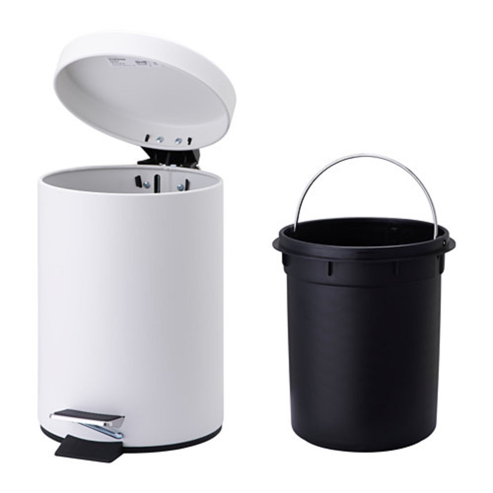 Amazon｜IKEA/イケア VORGOD：ペダル式ゴミ箱3L ホワイト