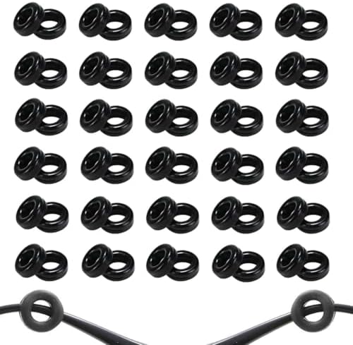 4 Paia Di Copritempie Per Occhiali In Silicone E Maglieria - Ricambi Per Gambe Sottili, Nero/Grigio - Foto 2