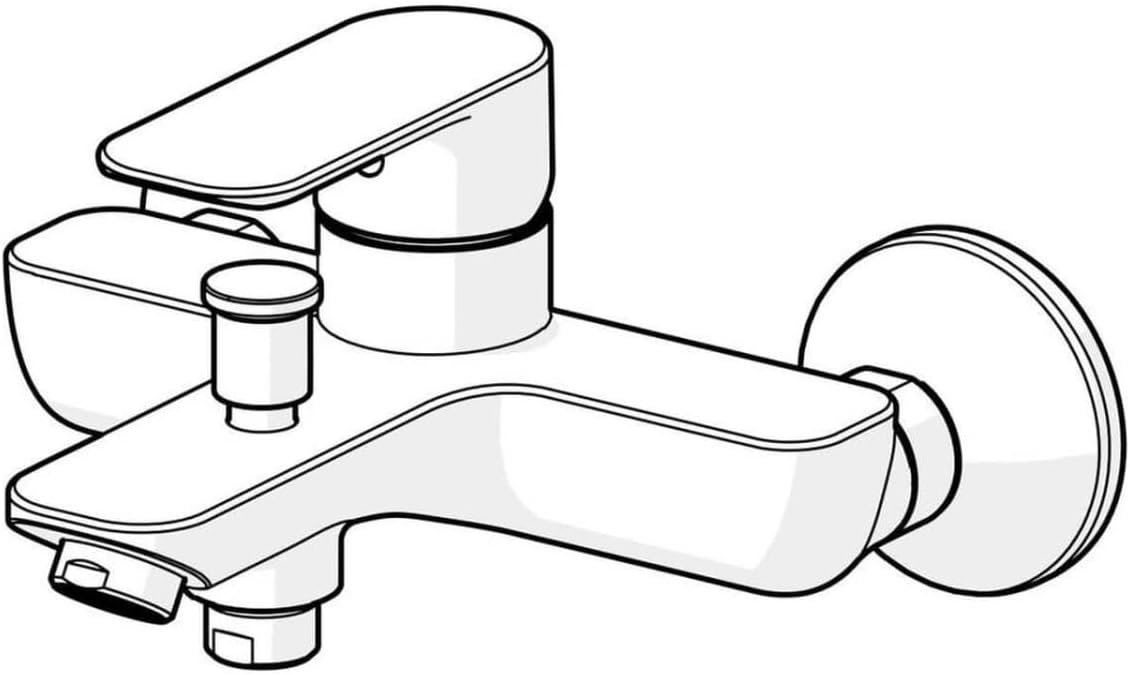 55442103 - Bath and shower faucet HANSABASIC