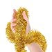 Christmas Tree Gold Tinsel Garland Metallic Streamers Celebrate a Holiday New Years Eve Happy Party Indoor and Outdoor Disco Party Decorations Supplies