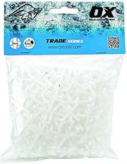 OX Trade Cross Shaped Tile Spacers - 3mm (250 pcs)