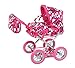 Knorr Toys Knorr63194 Carrozzina/Passeggino Combi Ruby per Bambole, Motivo a Quadri Irregolari