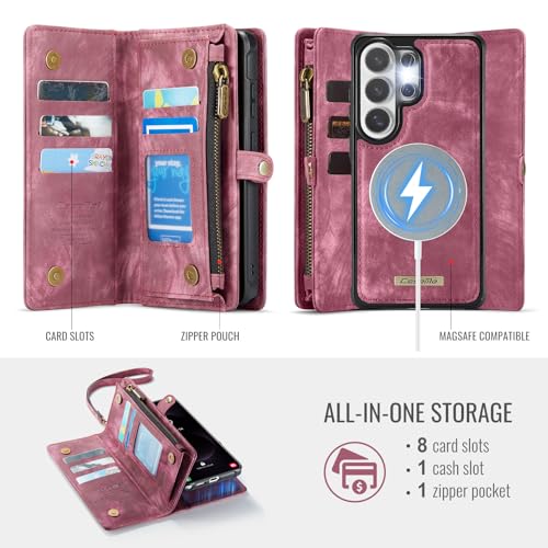 Coque portefeuille CaseMe Samsung S26 Ultra antichoc avec range-cartes