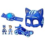 MÁSCARA DE CATBOY PARA DISFRAZARSE: La máscara de Catboy es duradera y flexible, y cuenta con un acolchado de goma para la cara y una banda elástica para la cabeza. Así, los pequeños se sentirán cómodos llevando la máscara para sus misiones más importantes