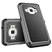 Tekcoo Galaxy Luna Case, Galaxy Amp 2 Case/Express 3 Case/J1 2016 Case, [Tmajor] Shock Absorbing Rubber Plastic Defender Case for Samsung Galaxy Luna/Amp 2/Express 3/J1 2016 -Gray