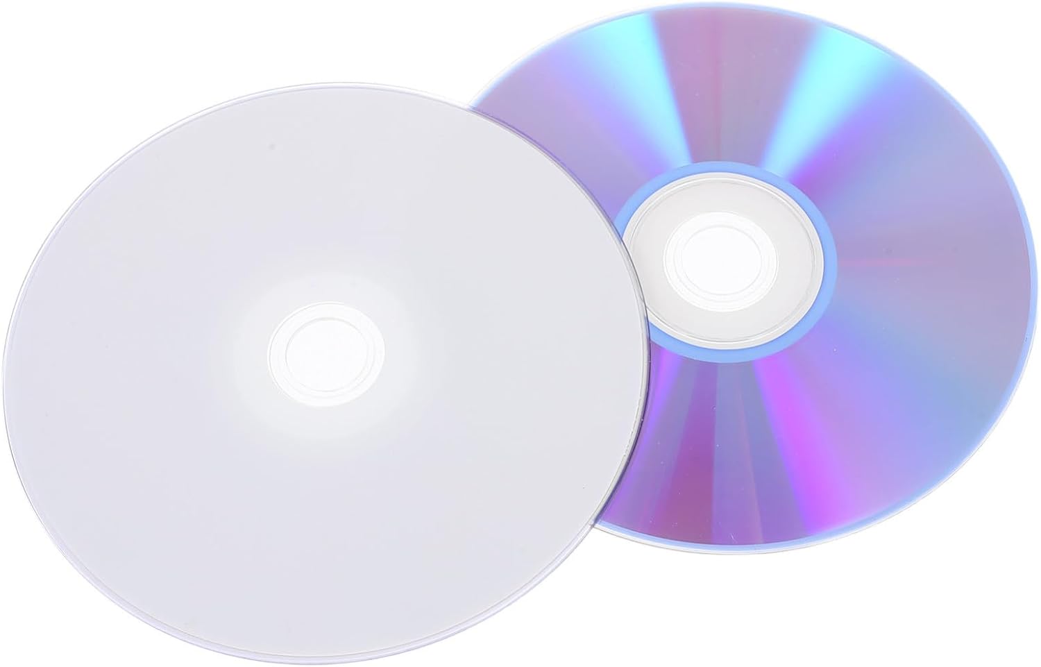 Artibetter 2pcs Writable Blank Discs with High Capacity Storage, Recordable Audio Media for Music and Sound Recording, Plastic Material, for Studio and Professional Phone Recording Backups