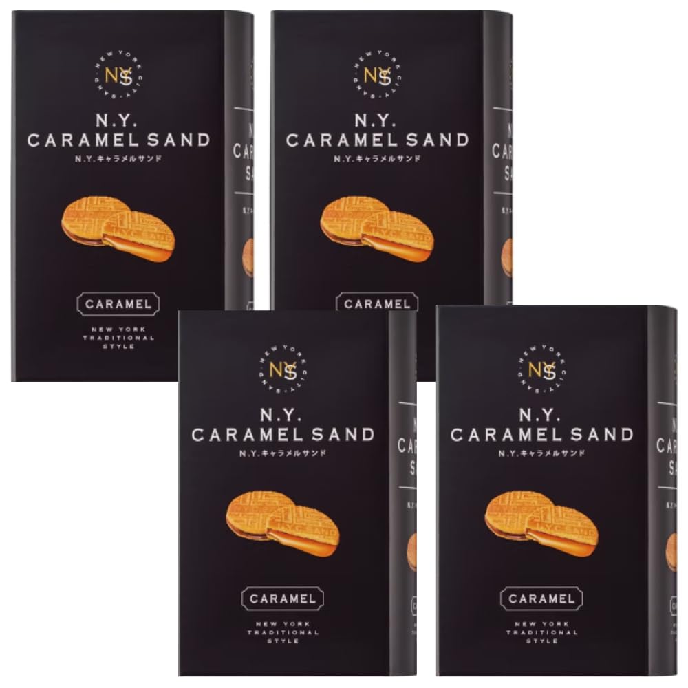 Amazon.co.jp: 【ショッパー付】N.Y.キャラメルサンド 4個入 ×4箱