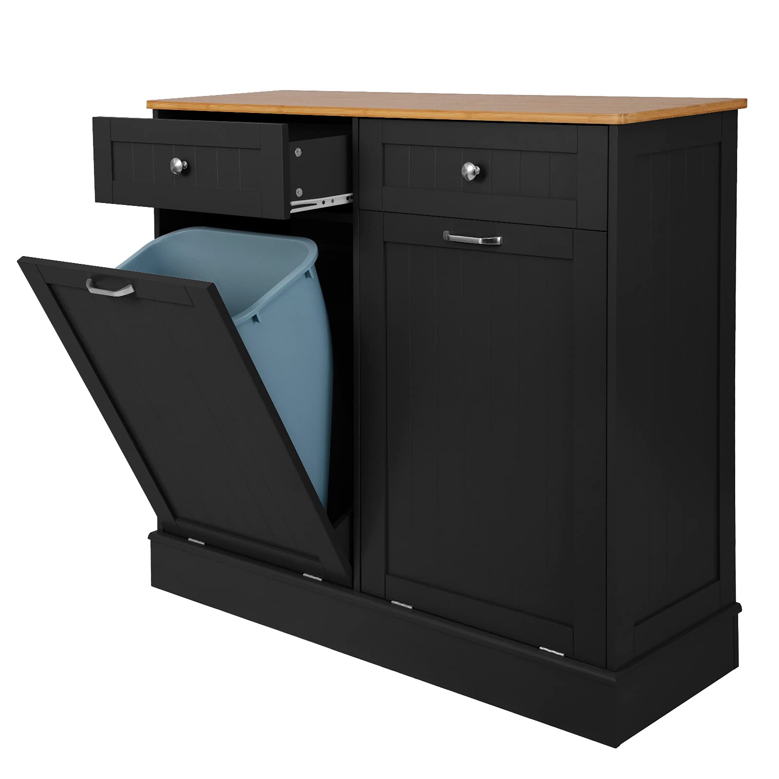 UEV Double Kitchen Trash Tilt Out Trash with