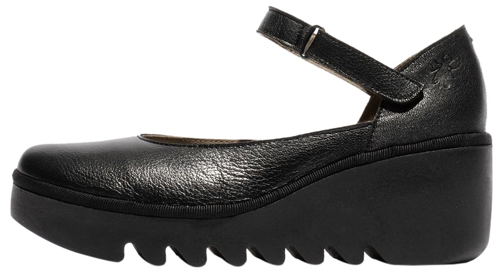 Fly London Womens Bawo543fly Mary Jane Flat, Black, 3 UK