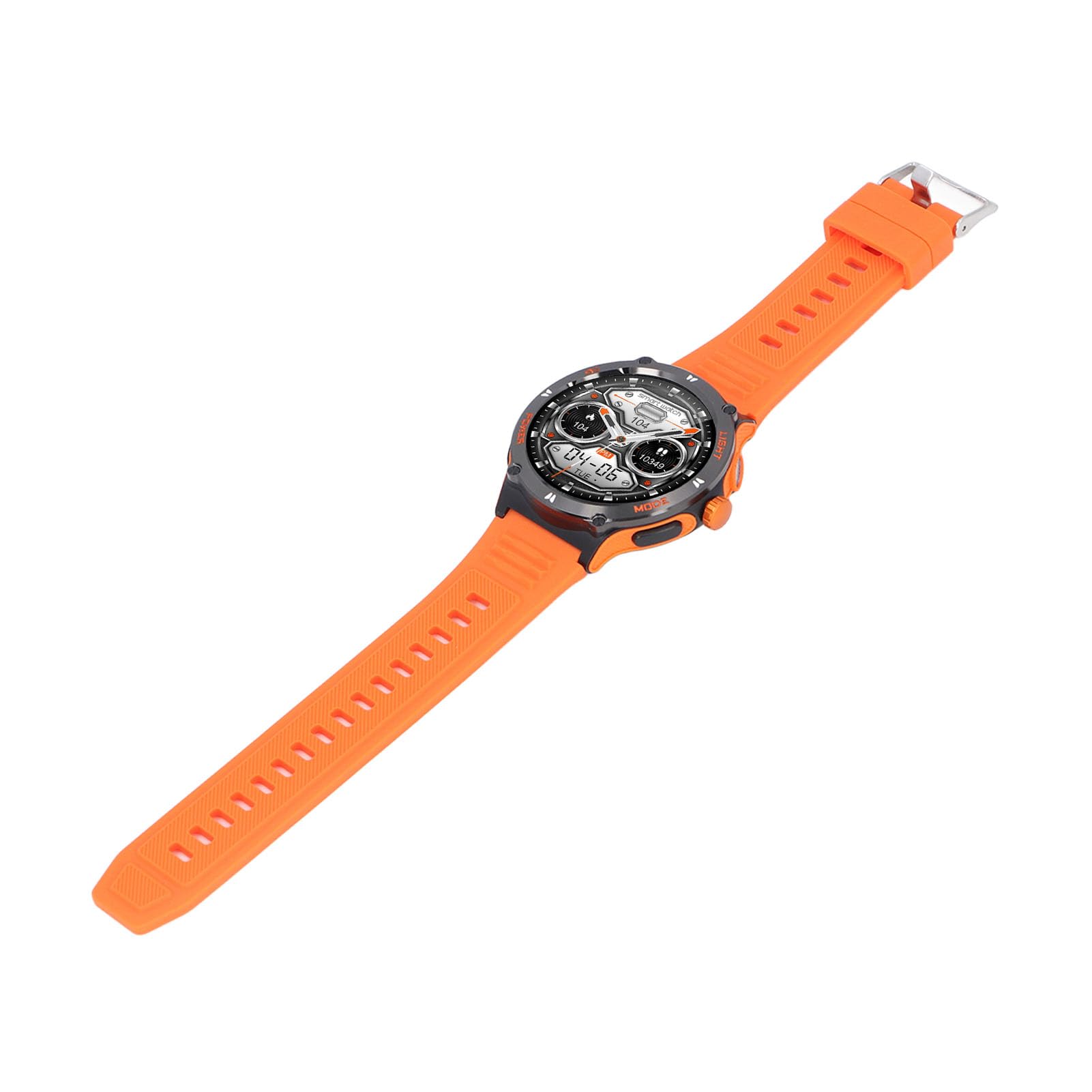 Cuifati Smart .53in con Risposta Chiamata Bluetooth per Uomo Donna (ORANGE)