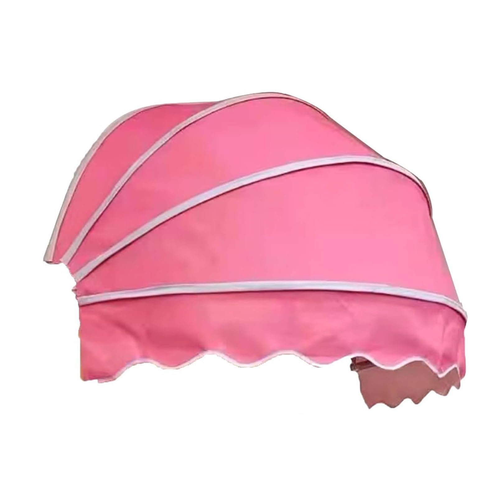Auvent en dôme pliable imperméable et anti-soleil pour façade