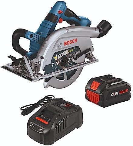 BOSCH GKS18V-26LB14 PROFACTOR 18V Blade-Left 7-1/4 In. Circular Saw Kit with (1) CORE18V 8 Ah H...