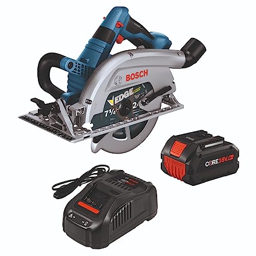 Image of BOSCH GKS18V-26LB14 PROFACTOR 18V Blade-Left 7-1 /4 In. Circular Saw Kit with (1) CORE18V 8 Ah High Power Battery | CORE18V 8 Ah High Power Battery