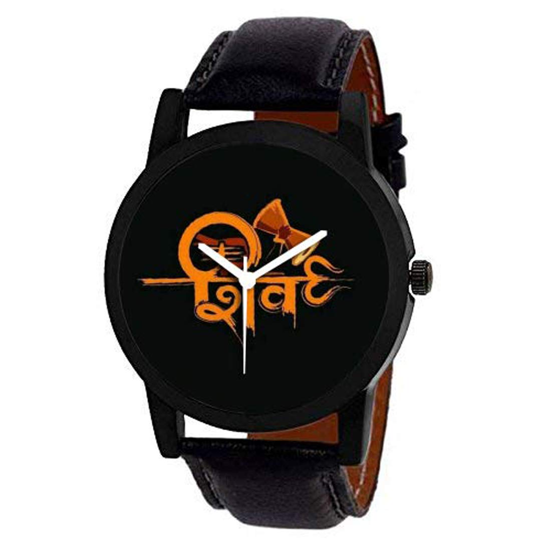 Jack Klein Trendy & Stylish Shiv Damru Edition Analog Wrist Watch for Men & Boys - Black (B07QS4W45R) Amazon Price History, Amazon Price Tracker