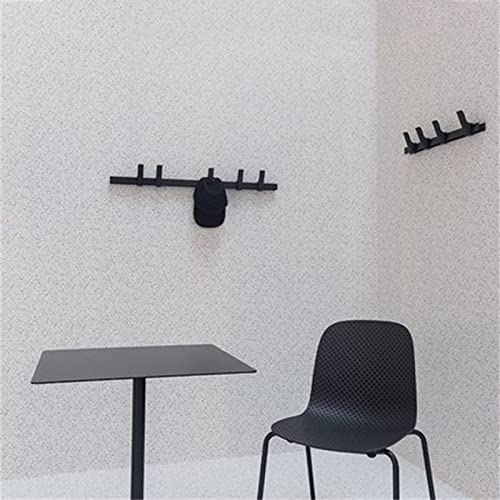 Perchero Perchero Perchero de Pared Perchero Colgante de Pared Perchero para Colgar Ropa, Chaqueta, Sombrero (Color: Noir, Tamaño: 60 cm)