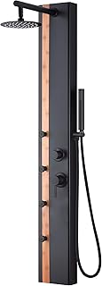 PULSE ShowerSpas 1060MB-BA Eclipse Matte Black ShowerSpa