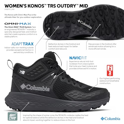 Image of Columbia Womens Konos TRS Hiking & Trekking Shoes