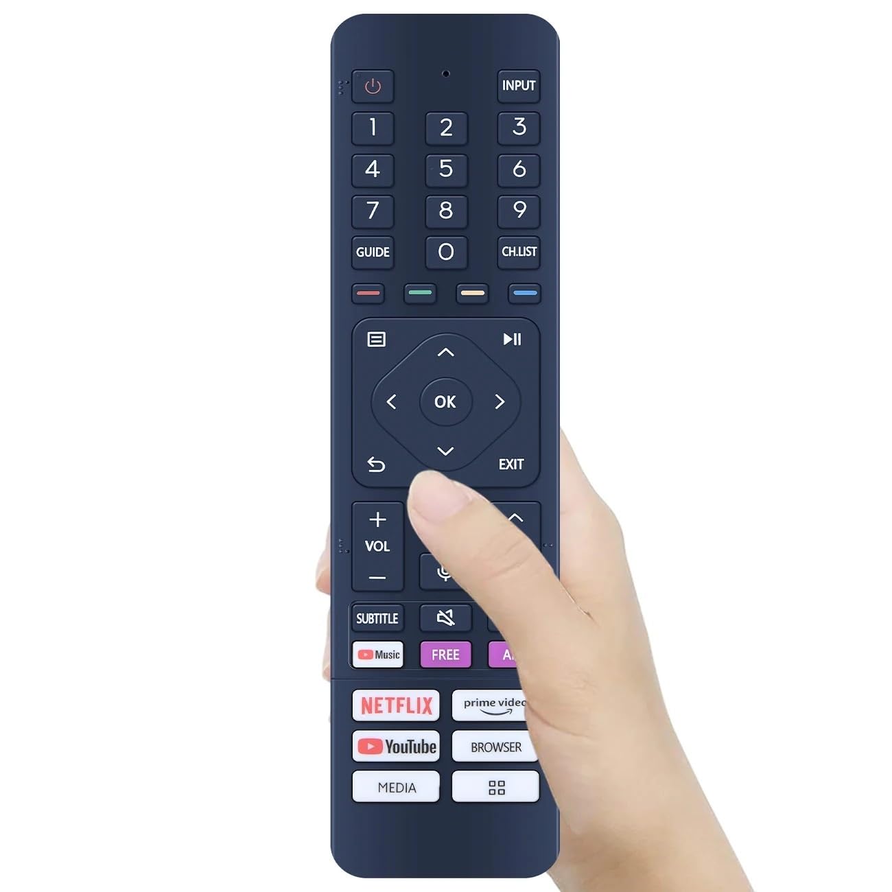 Zdalne sterowanie głosem dla ERF3A52 55U7HQ 55U70HQ 55U71HQ 55U72HQ 55U7HQCH 55U70HQCH 55U78HQNE 55U76HQ 55U77HQ telewizor