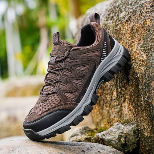 Men’s Outdoor Hiking Shoes Non-Slip Trekking Shoes for Hiking Travel Casual Wear Stylish Lightweight Sports Walking Shoes for Comfort2