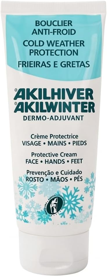 Akilwinter Protective Cold Weather Cream for Face, Hands & Feet - Moisturizer for Chilblains, Frostbites, & Cracks, Face Cream for Dry Skin, Deep Nourishing Prevention & Care (3.4 Fl Oz)