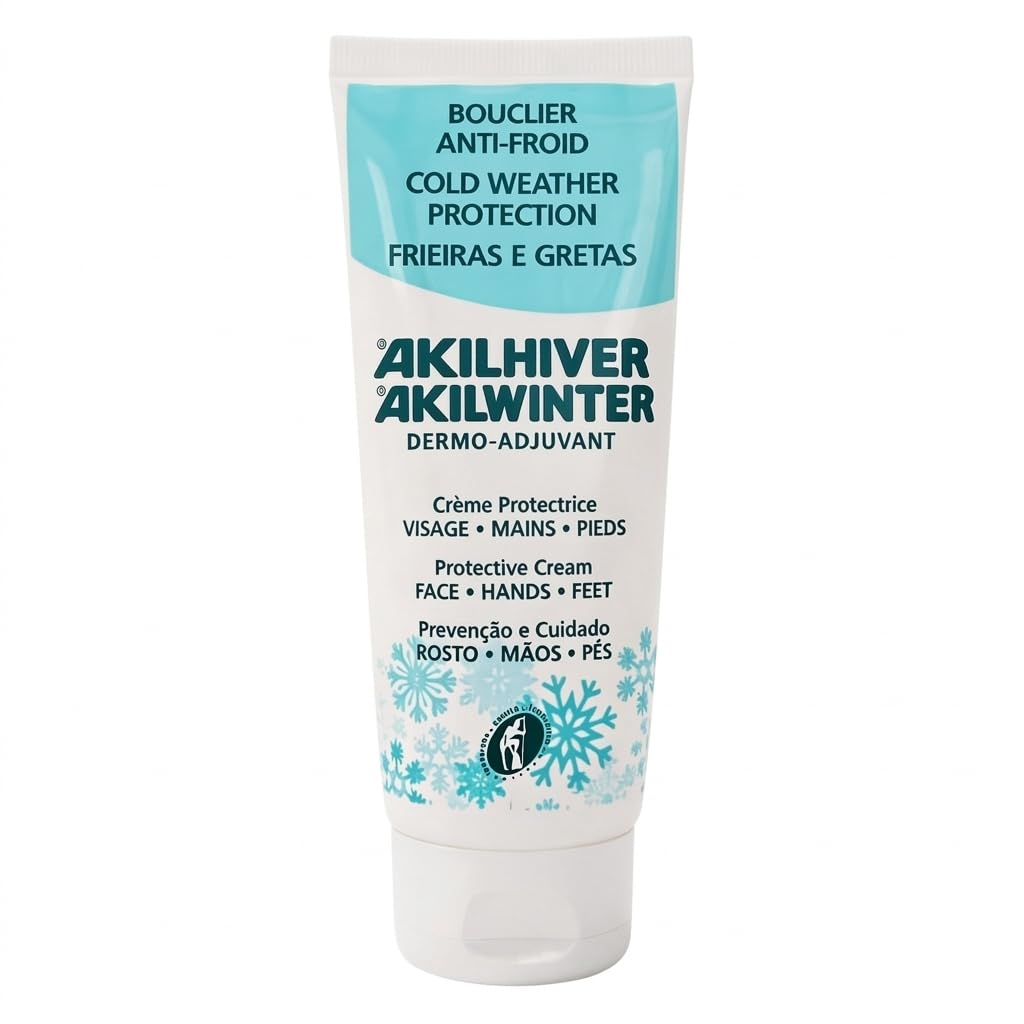 Akilwinter Protective Cold Weather Cream for Face, Hands & Feet - Moisturizer for Chilblains, Frostbites, & Cracks, Face Cream for Dry Skin, Deep Nourishing Prevention & Care (3.4 Fl Oz)