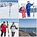 Imagen de Ski Straps 2 Piezas Correas de Esquí Accesorios Snowboard Ajustable para adapta a esquís de polvo estrechos y anchos