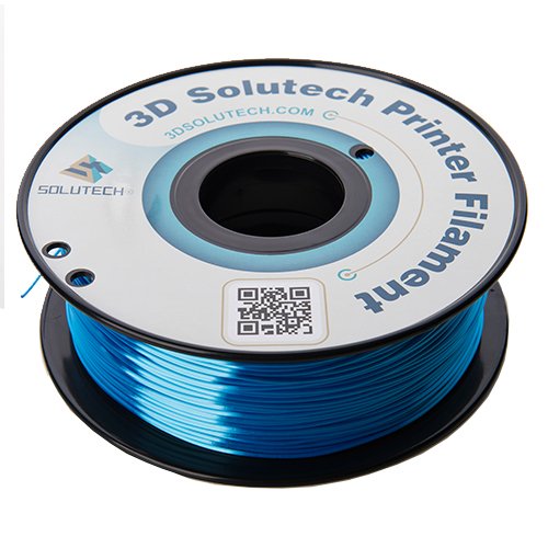 3D Solutech Blue 3D Printer Ultra PLA Filament 1.75MM Filament, Dimensional Accuracy +/- 0.03 mm, 2.2 LBS (1.0KG) - 3DSUPLA175BLU