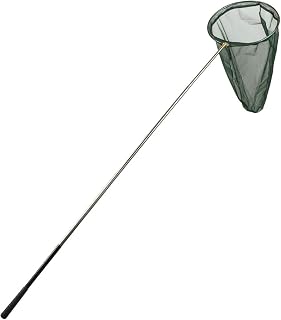 RESTCLOUD Professional Butterfly Insect Net: 14" Stainless Ring, 26" Depth, 73" Telescopic Lockable Handle for Kids & Collectors