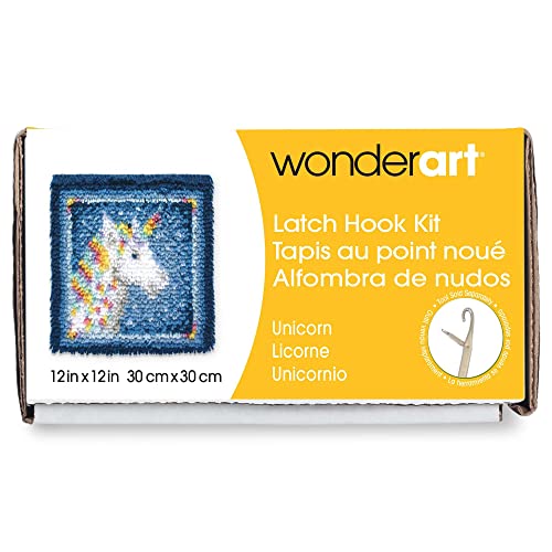 Image of Wonderart Latch Hook Yarn, Unicorn