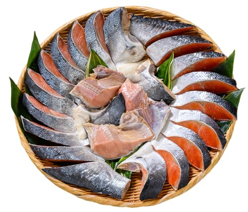 匠の厚切り マルア阿部商店特選 天然鮭 氷塩熟成食べ比べセット 秋鮭 サケ さけ 鮭 しゃけ 紅鮭 個包装 シャケ 切り身 魚 海鮮 セット