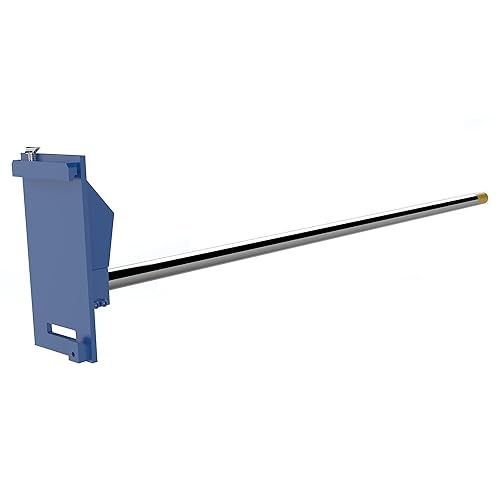 Vestil CR-108-3 Clase III - Poste de alfombra montado en carro, acero, 2,500 lb. Capacidad, 108-12" Longitud x 2-34" Diámetro