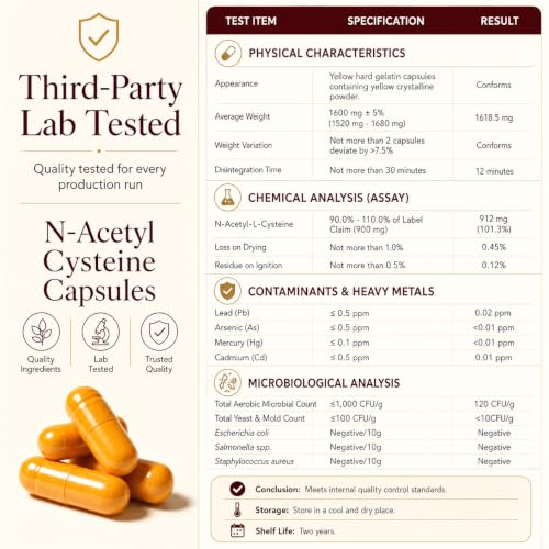 Image of NAC Supplement 900mg, Liver Cleanse Detox & Repair, Liver Support,120 Count | N-Acetyl Cysteine with Milk Thistle, Turmeric, Dandelion & Artichoke for Antioxidant Defense, Detox Support & immune Support