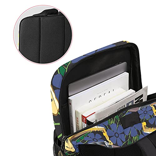 Sac à dos ordinateur portable avec imprimé gramophone vintage - 3